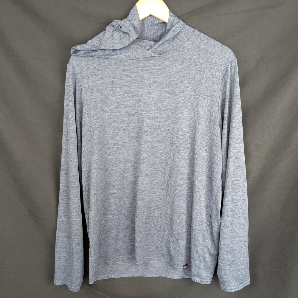 Patagonia Capeline Smolder Blue Color Cool Daily Hoodie Size Medium